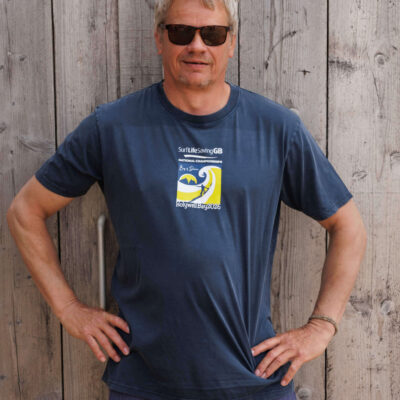 Adult's Unisex T-Shirt- Stone Washed Denim