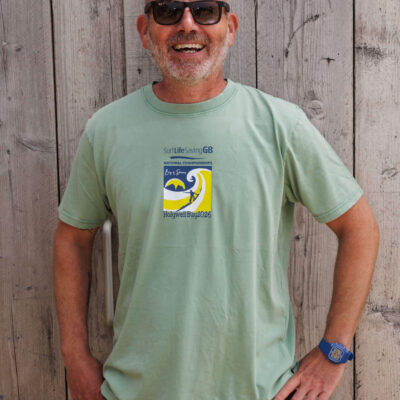 Adult's Unisex T-Shirt - Stone Washed Sage Green